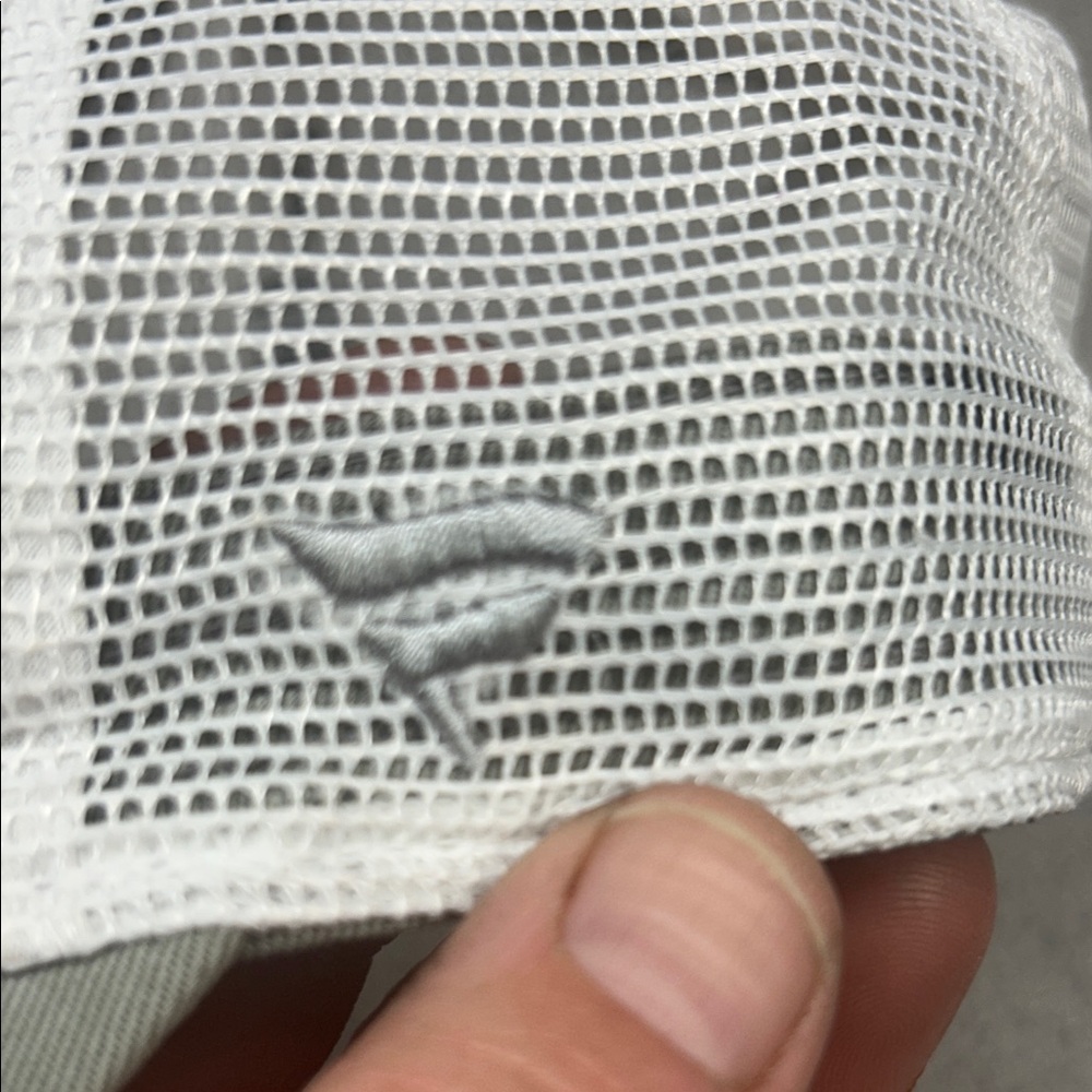 Carolina Panthers New Fanatics brand hat Gray and Blue Logo Mesh Hat - Picture 5 of 5